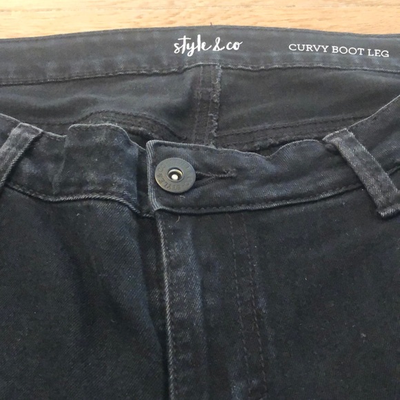 Style Co Curvy Boot Leg Jeans 